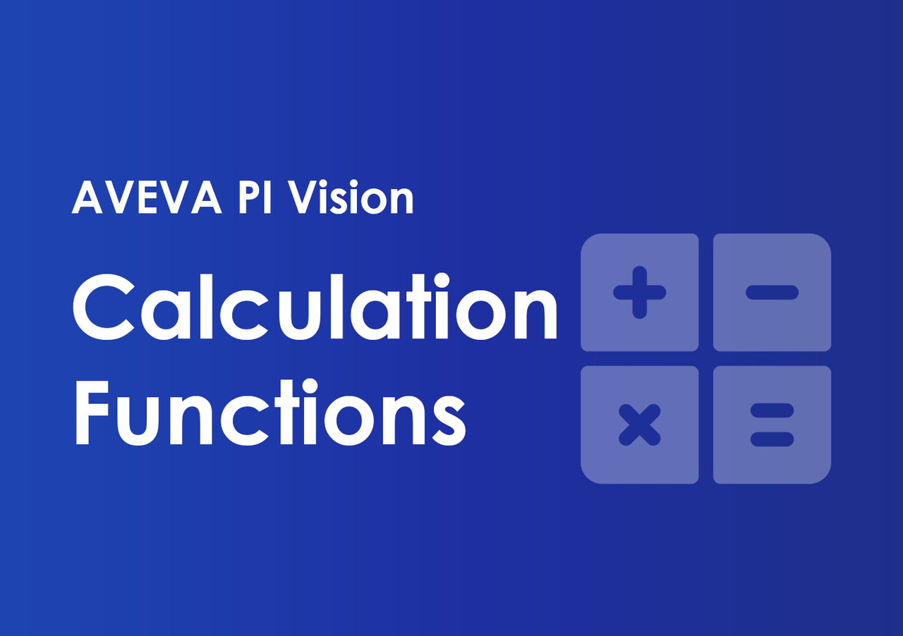 PI Vision Calculations: List of all available functions