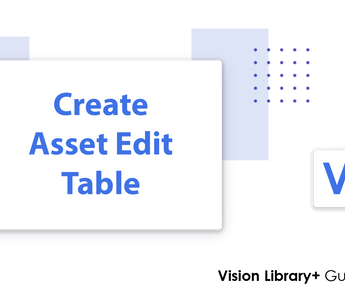 How to create a Manual Input Table for multiple Assets