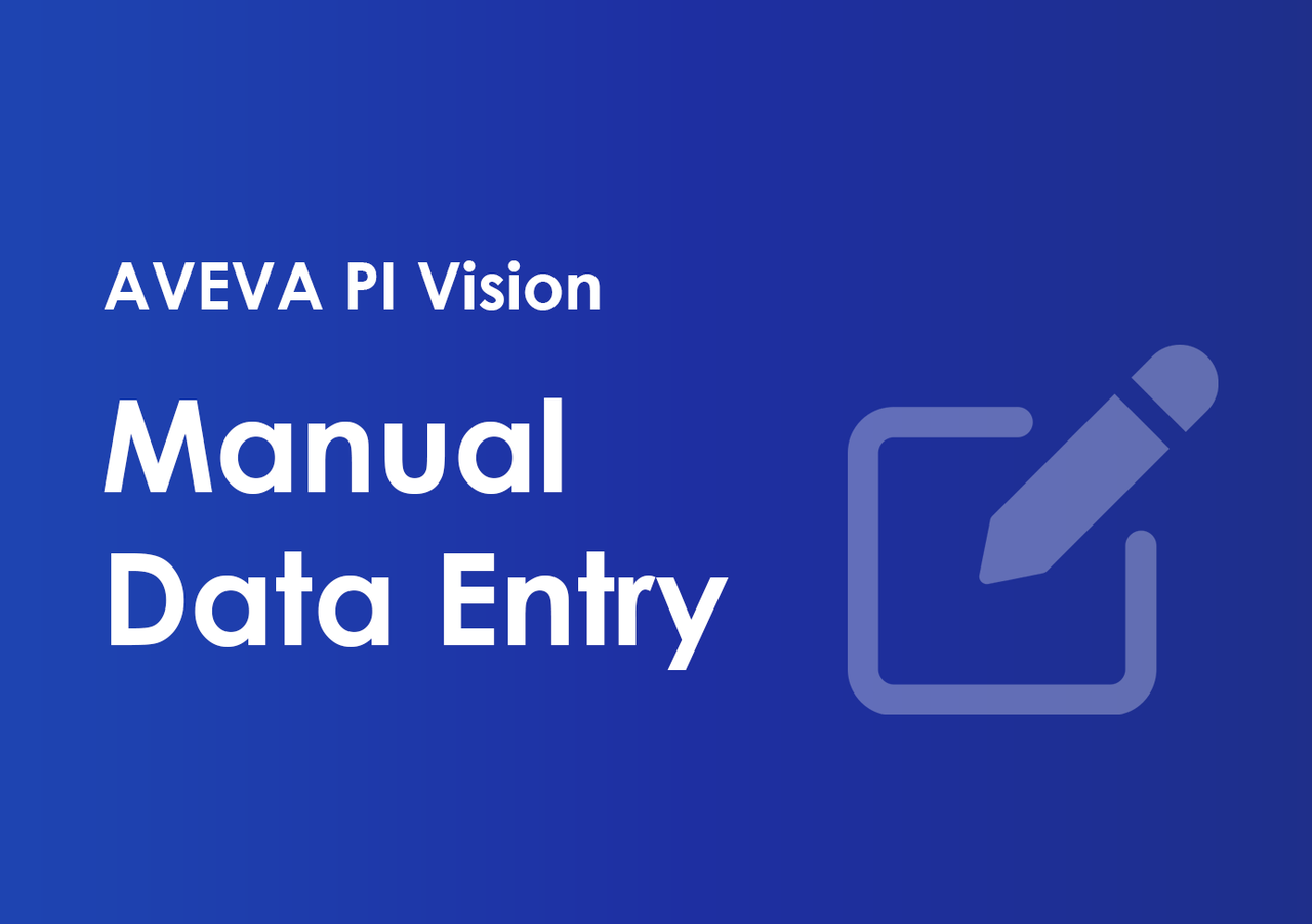 Configure PI Web API for manual data entry in PI Vision